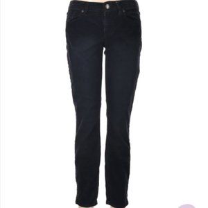 J Crew Skinny Fit Stretch Corduroy Pants in Black